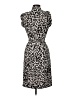 Calvin Klein Animal Print Gray Cocktail Dress Size 6 - photo 2