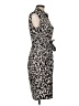 Calvin Klein Animal Print Gray Cocktail Dress Size 6 - photo 4
