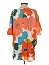 Artistic Works by Lu 100% Polyester Orange 3/4 Sleeve Blouse Size S - photo 2
