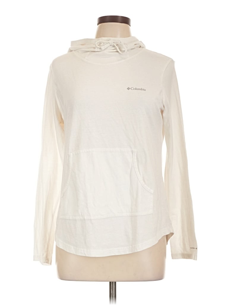 Pre-owned Columbia Sweatshirt In Ivory