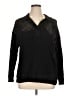 Simply Vera Vera Wang Black Pullover Sweater Size XL - photo 1