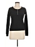 Levi's Black Blue Long Sleeve Henley Size M - photo 1