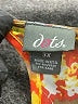 Dots Orange 3/4 Sleeve Blouse Size 3X - photo 7