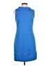 Sandra Darren Solid Blue Casual Dress Size 6 - photo 1