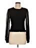Laundry by Shelli Segal 100% Polyester Black Long Sleeve Top Size M - photo 1