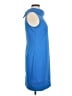 Sandra Darren Solid Blue Casual Dress Size 6 - photo 4