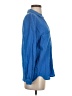 Rails 100% Cotton Blue Long Sleeve Blouse Size S - photo 4