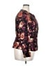 Boston Proper Floral Purple Jacket Size 18 - photo 4