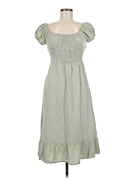 knee length dresses for ladies NATURAL MILKMAID LINEN  Sim and Sam