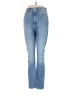 7 For All Mankind Hearts Blue Jeans Size 2 - photo 1
