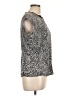 Worthington Silver Sleeveless Blouse Size L - photo 4