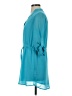 Nicki Minaj 100% Polyester Teal 3/4 Sleeve Blouse Size S - photo 5