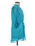 Nicki Minaj 100% Polyester Teal 3/4 Sleeve Blouse Size S - photo 4