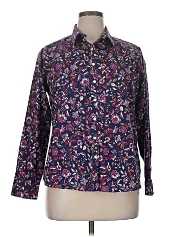 Lands' End Long Sleeve Button-Down Shirt (view 1)
