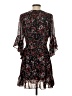 Lucy Paris 100% Polyester Floral Black Cocktail Dress Size S - photo 2