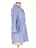 Ann Mashburn 100% Cotton Blue 3/4 Sleeve Button-Down Shirt Size XS - photo 4