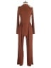 Prettygarden Solid Brown Jumpsuit Size S - photo 1
