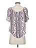 Stem & Vine White Short Sleeve Blouse Size S (estimated) - photo 2