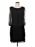Aqua 100% Polyester Black Cocktail Dress Size 6 - photo 1