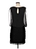 Aqua 100% Polyester Black Cocktail Dress Size 6 - photo 2