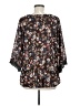 Rockin' C 100% Polyester Black 3/4 Sleeve Blouse Size M - photo 2