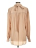 I. Madeline 100% Polyester Tan Long Sleeve Blouse Size L - photo 2