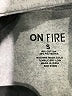 ON FIRE Gray Sweatshirt Size S - photo 7