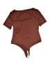 H&M Brown Short Sleeve Top Size L - photo 2