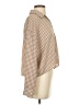 Pink Rose 100% Polyester Tan Long Sleeve Polo Size S - photo 4