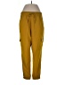 Active by Old Navy Solid Yellow Cargo Pants Size L - photo 1