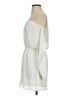 Lodis 100% Polyester Solid Ivory Casual Dress Size S - photo 5
