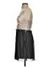 Delia's 100% Polyester Silver Cocktail Dress Size 3 - photo 5