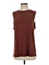 Fabletics Brown Sleeveless T-Shirt Size S - photo 1