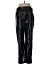 Who What Wear 100% Polyester Metallic Black Casual Pants Size 4 - photo 2