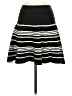 Double Zero Stripes Black Casual Skirt Size S - photo 1