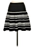 Double Zero Stripes Black Casual Skirt Size S - photo 2