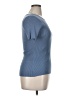 Zesica Blue Short Sleeve Top Size XL - photo 4