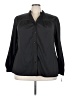 Charter Club 100% Polyester Black Long Sleeve Blouse Size 22 - photo 1
