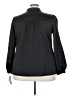 Charter Club 100% Polyester Black Long Sleeve Blouse Size 22 - photo 2