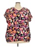 First Love Pink Short Sleeve Blouse Size 3X - photo 1