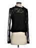 Fracomina Black Long Sleeve Blouse Size S - photo 1