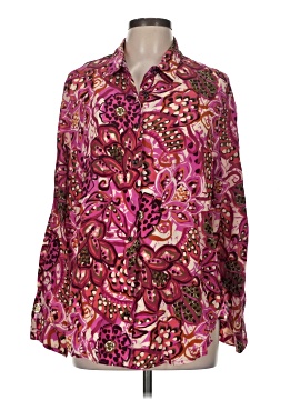Johnny Was Long Sleeve Silk Top (view 1)