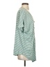 Entro Teal Short Sleeve Top Size S - photo 4