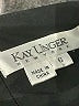 Kay Unger 100% Polyester Solid Black Cocktail Dress Size 6 - photo 4