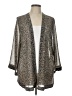 BCBGeneration 100% Polyester Silver Kimono Size L - photo 1