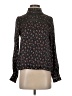 Intermix 100% Silk Black Long Sleeve Turtleneck Size 0 - photo 1