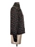 Intermix 100% Silk Black Long Sleeve Turtleneck Size 0 - photo 4