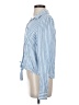 Aeropostale 100% Rayon Stripes Blue Long Sleeve Blouse Size S - photo 5