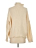 Tecrew Solid Ivory Turtleneck Sweater Size S - photo 2