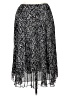 Lane Bryant 100% Polyester Animal Print Silver Casual Skirt Size 14 - 16 Plus - photo 2